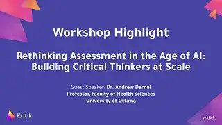 Workshop Highlight: Prof Darnel saves immense grading time in his large class