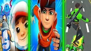 MetroLand - Endless Arcade Run VS Subway Surfers VS Battle Run and Gun Gameplay