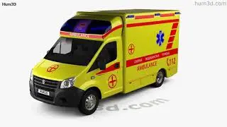 GAZ Gazelle Next Ambulance 2022 3D model by 3DModels.org