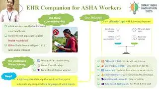 SIH 2025 | Mobile-based EHR Companion for ASHA Workers (Low-Internet Areas)