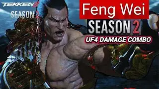 Tekken 8 Feng Wei Best New UF+4 Combo At Midscreen Patch 2.08.01⚔️🔥