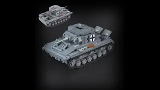 WW2 Germany NO.4 Medium Tank Building Blocks Compatibale Lego.#lego #military #ww2 #germany #tank