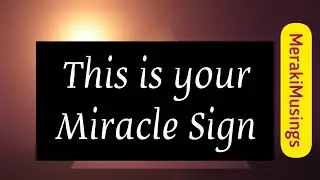 This is your Miracle sign today 🧿