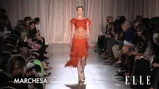 Marchesa 2013 SS Runway Show  New York Fashion Week  ELLE TV