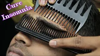 Best Comb Massage For Cure Insomnia ASMR Hair Combing 3d💤😴Sound