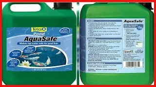 Quality product -  TetraPond AquaSafe 101.4 Ounces, Makes Tap Water Safe For Pond Fish