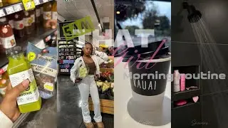 5AM DAY IN MY LIFE |*Realistic*THAT GIRL Morning Routine,Workout Routine, Kauai,Eating healthy 🎀🎧.•