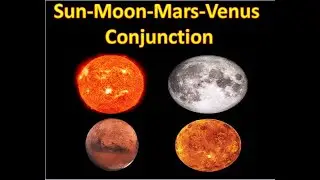 Sun-Moon-Mars-Venus Conjunction
