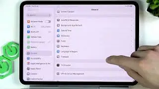 Как включить функцию Tap to Click на трекпаде Magic Keyboard (iPad Pro M5)