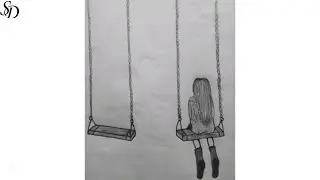 How to draw a sad girl art tutorial | Sad girl drawing tutorial for beginners