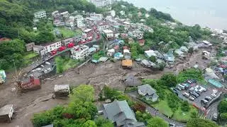熱海で大規模土石流
