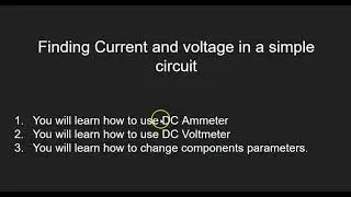 DC Voltmeter and DC Ammeter Using Proteus