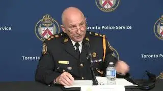 Toronto police chief to discuss race-based data collection findings at 10:30 a.m.