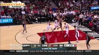 Spurs Sideline out of Bounds 