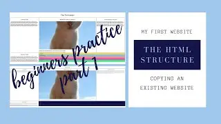MY FIRST WEBSITE: Copying a newspaper webpage (CSS & HTML) -  P1: The Structure of an HTML Document