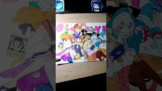 Самая сложная и долгая заказная работа #holomyth #gura #amelia #calliope #ina #kiara
