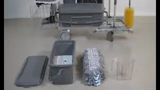 How to prepare the 40 cm mop with the preparation jug