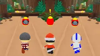 TAG WITH RYAN HALLOWEEN EGG SURPRISE WITH WHITE WASHINGTON VS BLUE RICOCHET VS SANTA RYAN OLD NEW