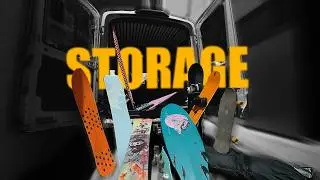 Van Life Storage: I Built The ULTIMATE Surf & Snowboard System!