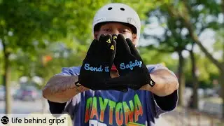Send it Safely with Pro BMX Athlete Markus Hoyte | Handup Gloves | LV27 | LIFE BEHIND GRIPS