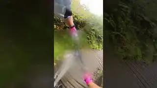 Pathetic mountain bike crash!