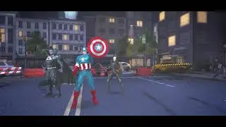 Marvel Future Fight - Multiverse Invasion Boss - Odin - Captain America (Back to Basics)