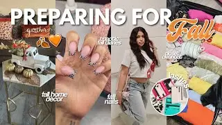 Fall Reset Vlog ♡ Closet Cleanout, Move-In Prep, Nails + Self Care Day 🍂