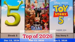 Top 20 Upcoming Movies & Cartoons of 2026 | Marvel, Pixar, Disney & Hollywood Blockbusters