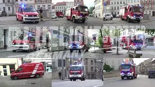 Einsatz für die FW Zeitz während der Absicherung des Fackelumzuges