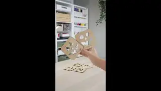 Glowforge Pro - Halloween Wood Coasters #shorts