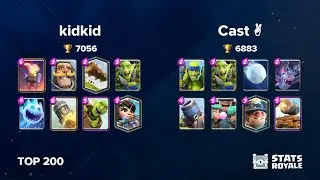 kidkid vs Cast ✌ [TOP 200]