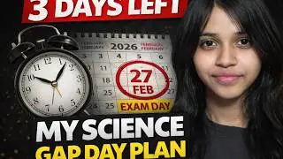 4 DAYS GAP PLAN for SCIENCE BOARD 🔥| Complete 95+ Strategy | Class 10