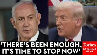 Trump Issues Clear Warning To Netanyahu: 'I Will Not Allow Israel To Annex The West Bank'