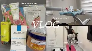WEEKEND VLOG #10 | MY WORKOUT ROUTINE, NEW PRODUCTS, BRACES UPDATE