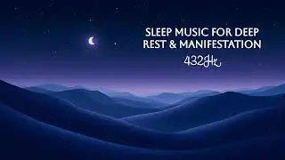 Deep Sleep Music with 432Hz | Night Calm & Manifestation | Quiet Flow
