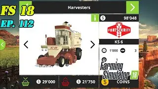 FS 18. Timelapse # 112. The second beet harvester. Sugar beet harvest.