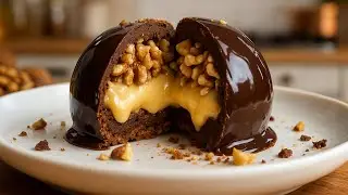4-Ingredient No-Bake Nut & Condensed Milk Dessert — 5-Minute Treat! 🍫