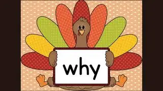 Master Dolch Second Grade Sight Words Set 4 | Thanksgiving Turkey Flashcards for Fall Learning Fun
