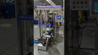 Fish food pellets pouch packing machine. #machine #factory #packingmachine #pellets