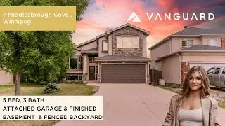 SOLD 7 Middlesbrough Cove , Winnipeg |5 BED + 3 BATH | Vanguard Real Estate Ltd