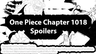 One Piece manga Chapter 1018 spoilers