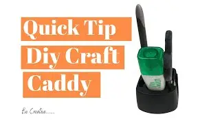 How to Create a Craft Caddy/Recycled Crafty Hack Idea/Quick Tip Tuesday #shorts