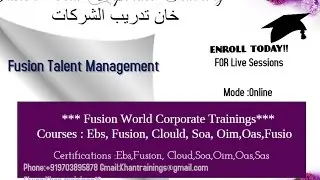 Fusion Talent Mnagement Demo 9703895878