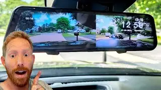 Test Wolfbox G900Pro 4k WiFi Touch Screen Mirror Dash & Back up Camera | Unbox | Install | Feature