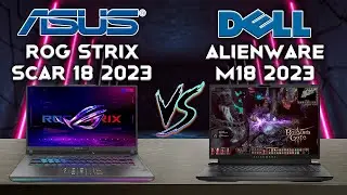 Alienware m18 vs rog strix scar 18 | ultimate 18-inch gaming laptops 2023