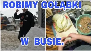 Mielno skute lodem, ❄️żeby się nie nudzić robię ulubione danie GOŁĄBKI  🙂.