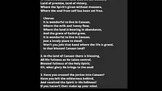 GHS 51 - That Blessed Canaan Land