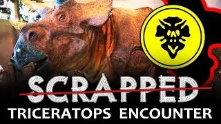 SCRAPPED Jurassic Park Triceratops Encounter at Universal Studios