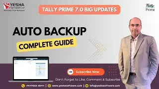Tally Prime 7.0 &ndash; Auto Backup Feature Explained | Complete Session