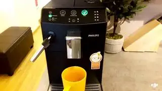 How to operate Philips coffee machine